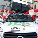 B24C4961 ラ・ルーラルのリエゾンゴールに到着した1号車
