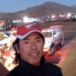キャンプに到着した三橋